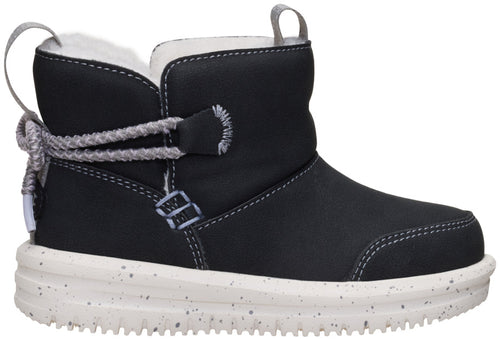 Camden Bow Boot Toddler Cozy - Black - 8