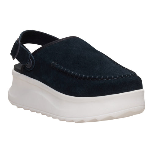 Delray Clog Suede - Black/Egret - 7