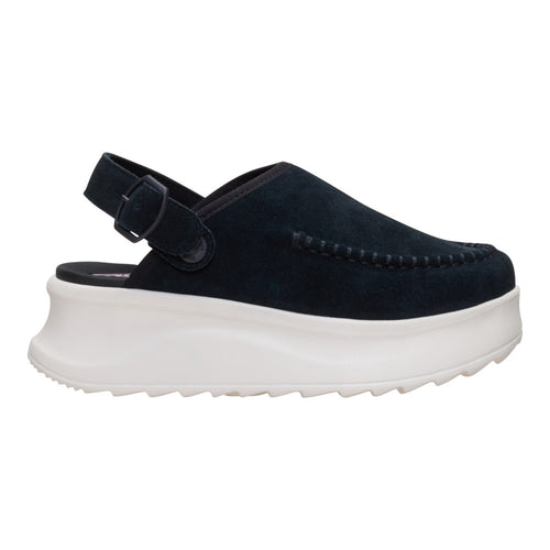 Delray Clog Suede - Black/Egret - 8