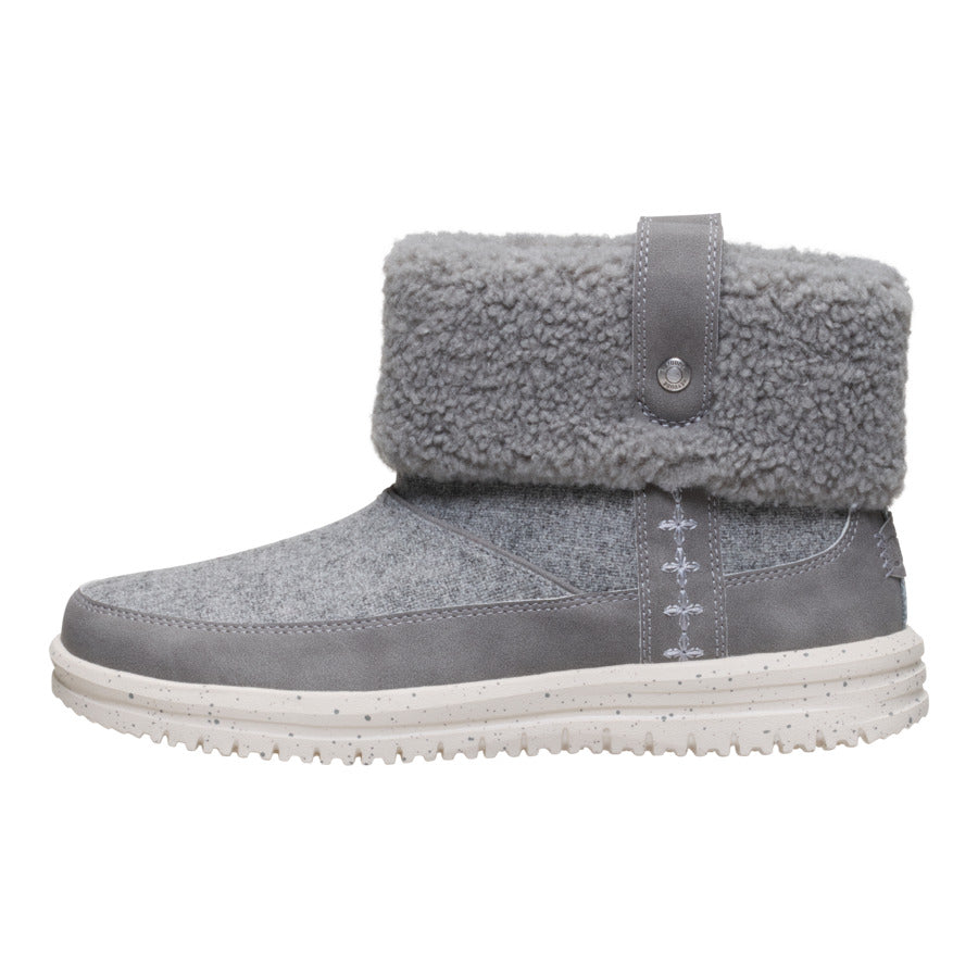 Camden Cuff Wool Cozy - Grey - 1