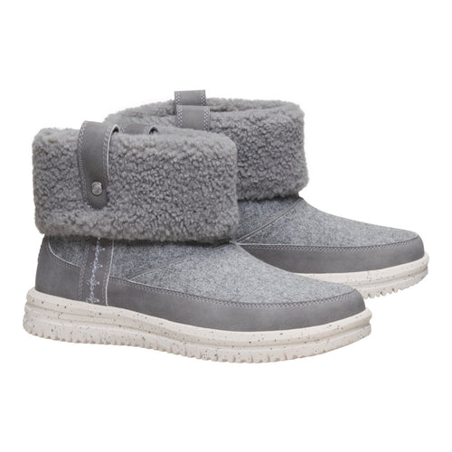 Camden Cuff Wool Cozy - Grey - 3