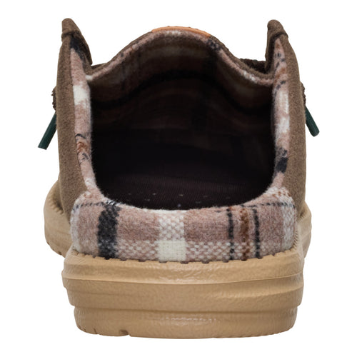 Wally Slip Cozy Plaid - Major Brown/Multi - 5