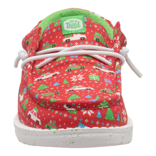 Wally Youth Holiday Sweater - Red/Green - 5