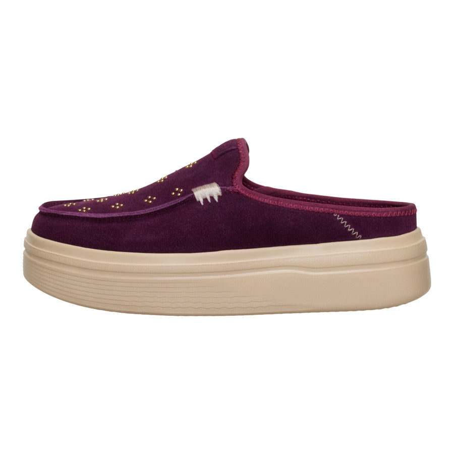 Austin Lift Suede Stud - Fig Purple - 1