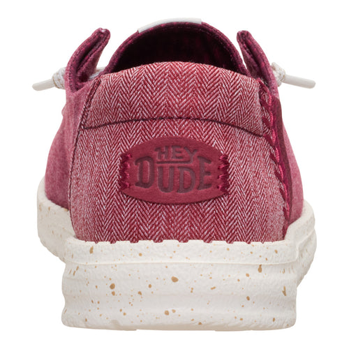 Wendy Break Brushed Linen - Burgundy - 5