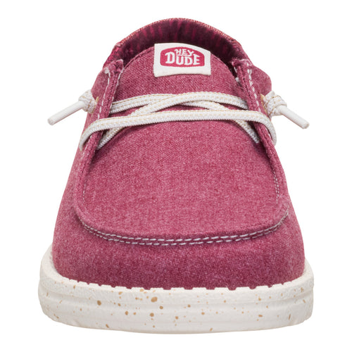 Wendy Break Brushed Linen - Burgundy - 4