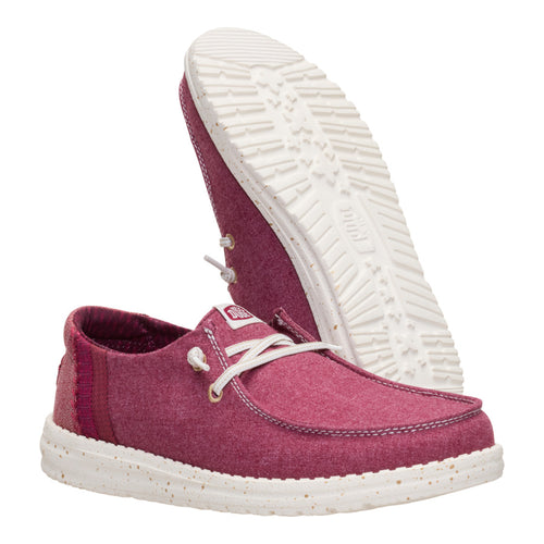 Wendy Break Brushed Linen - Burgundy - 3