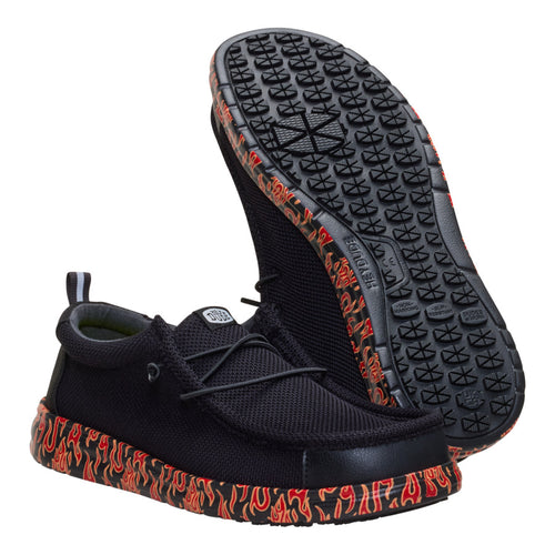 Wally Work CE Flames - Black/Salsa Red - 3