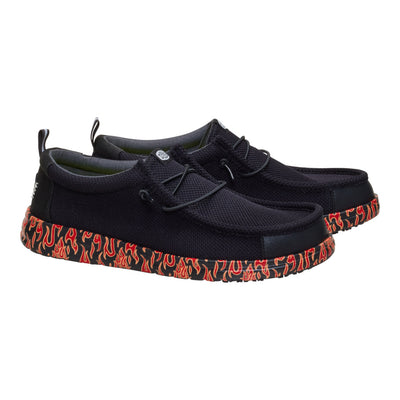 Wally Work CE Flames - Black/Salsa Red