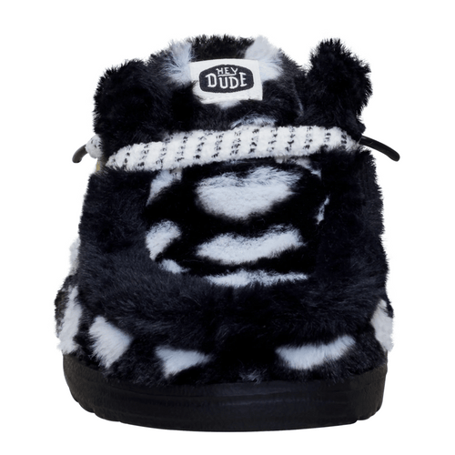 Wendy Slipper Hearts - Black/White