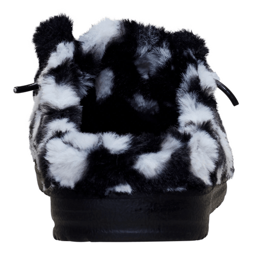 Wendy Slipper Hearts - Black/White