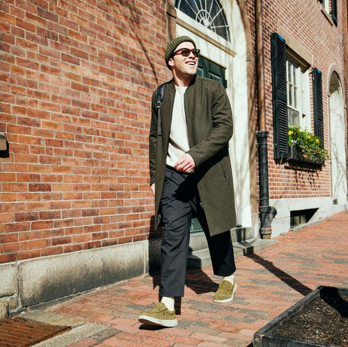 Wally Comf Suede - Dark Olive/Stone Grey - 2