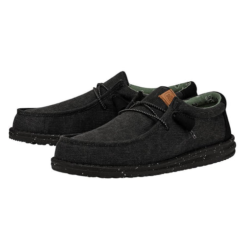Wally Washed Canvas - Black/Black - 2