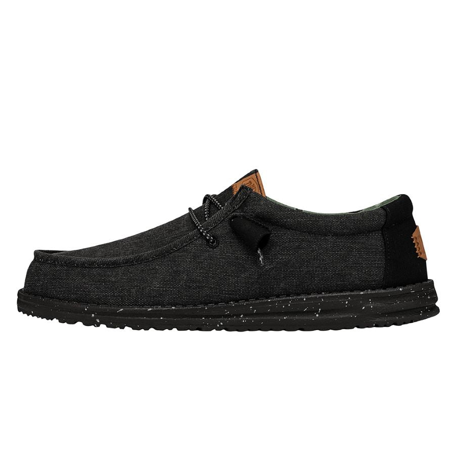 Wally Washed Canvas - Black/Black - 1