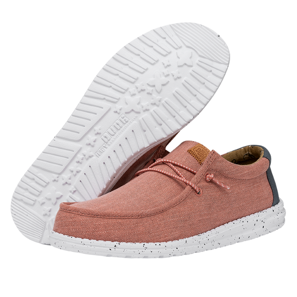 Wally Washed Canvas - Red