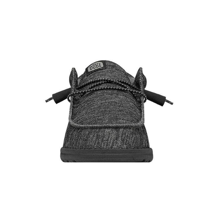 Wally Sport Knit Charcoal Men's Casual Shoes HEYDUDE shoes