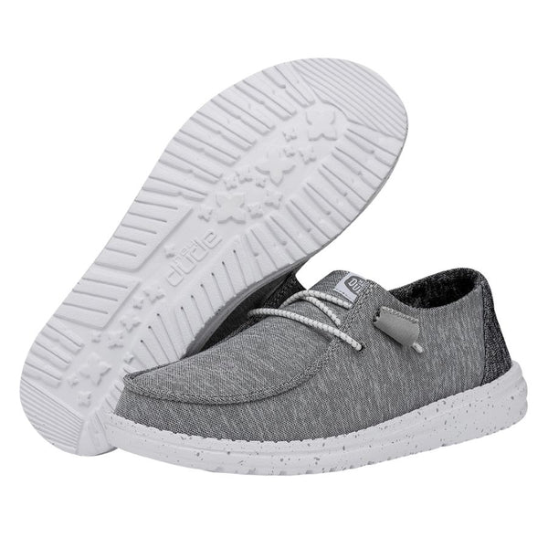 Wendy Sport Knit Grey - Women's Casual Shoes | HEYDUDE Shoes