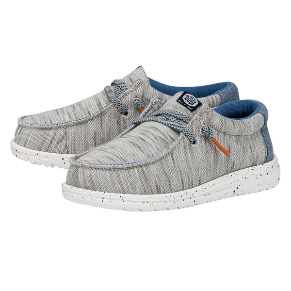 HEYDUDE Wally Craft Leather Casual Shoe - Toddler / Little Kid - Tan