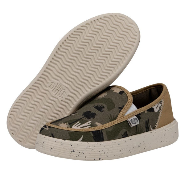 Sunapee Youth Desert Green - Youth Shoes | HEYDUDE shoes