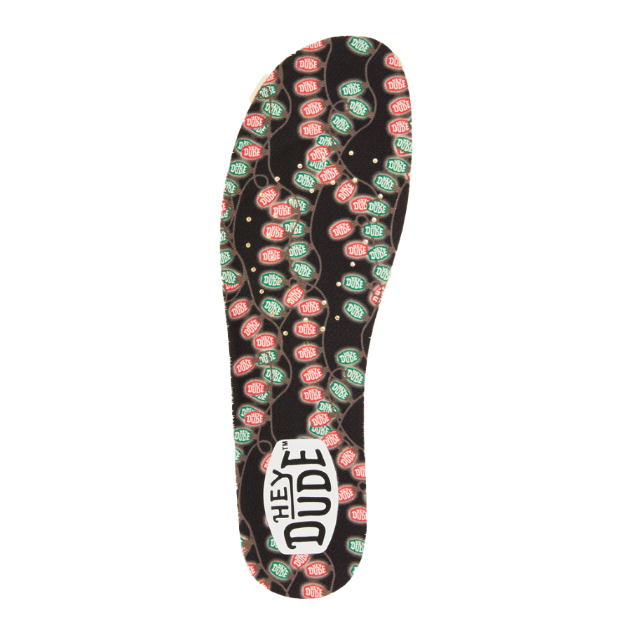Holiday Lights Insoles - Black/Multi