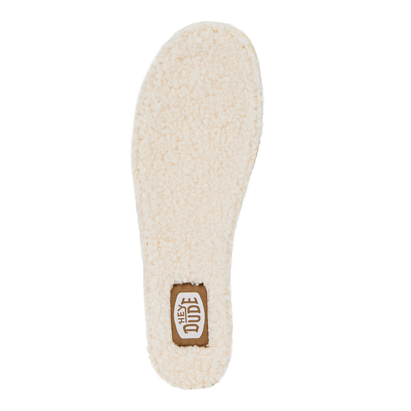 Faux Shearling Insoles - Cream