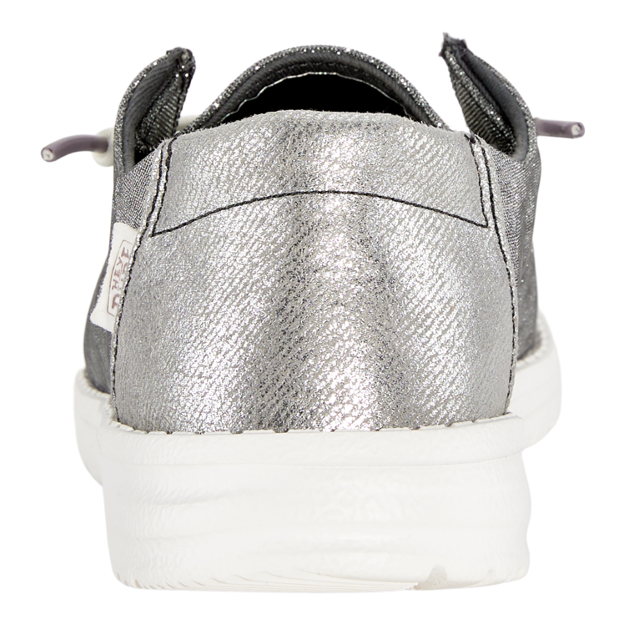 HEYDUDE™ Wendy Funk Sparkle Shoe - Women's Shoes in Silver Sparkle