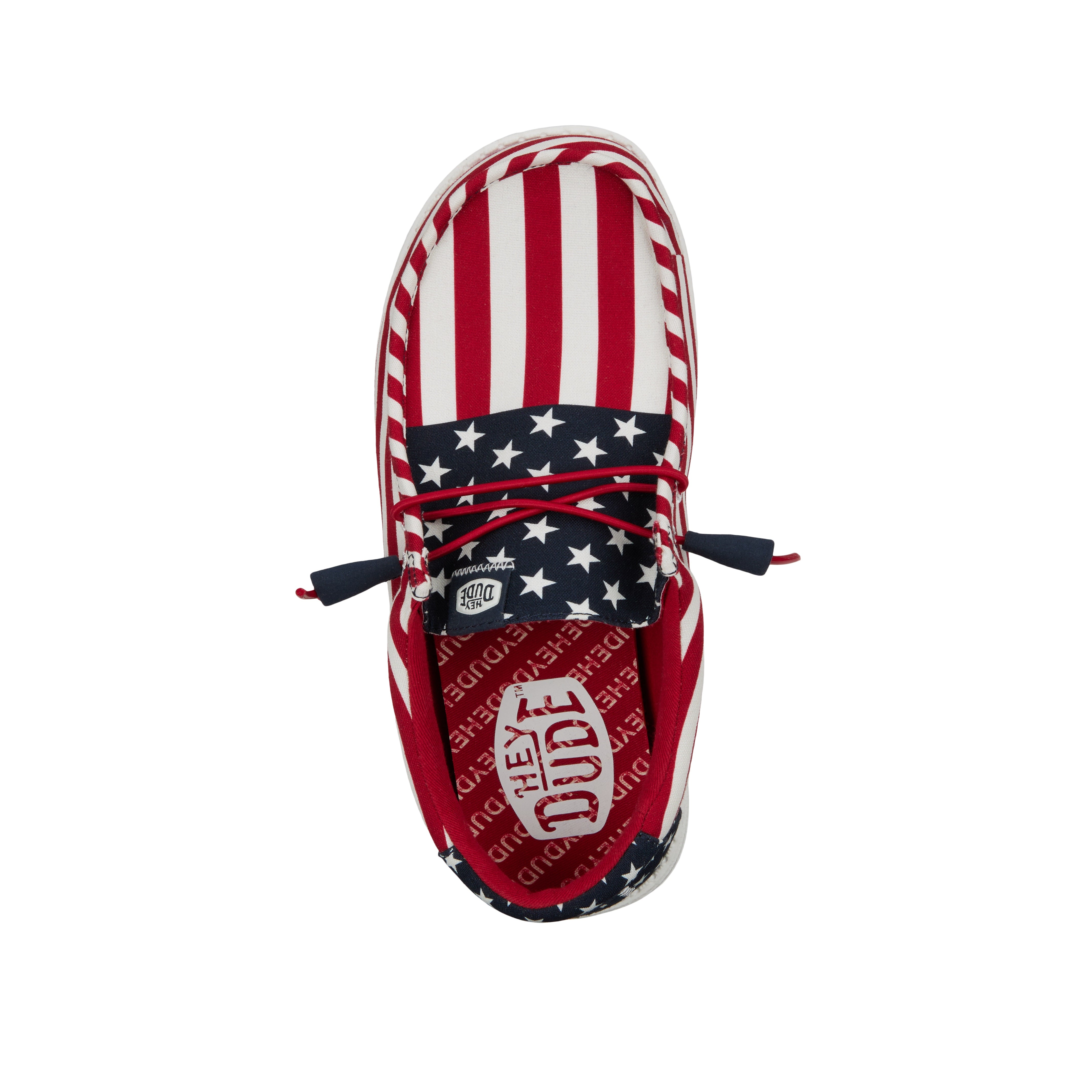Wally Americana Boy s Toddler Slip On Shoes HEYDUDE HEYDUDE shoes