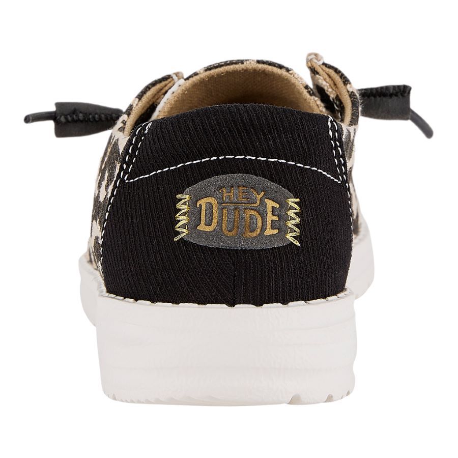 Wendy Leopard Sparkle Wide Leopard Tan - Women's Casual Shoes | HEYDUDE shoes