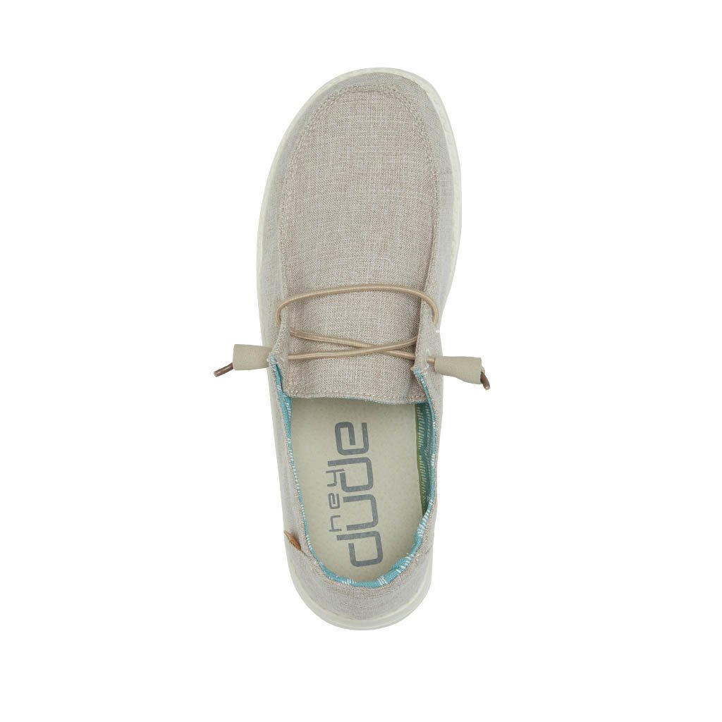 Wendy Chambray Beige - Women's Casual Shoes | HEYDUDE Shoes