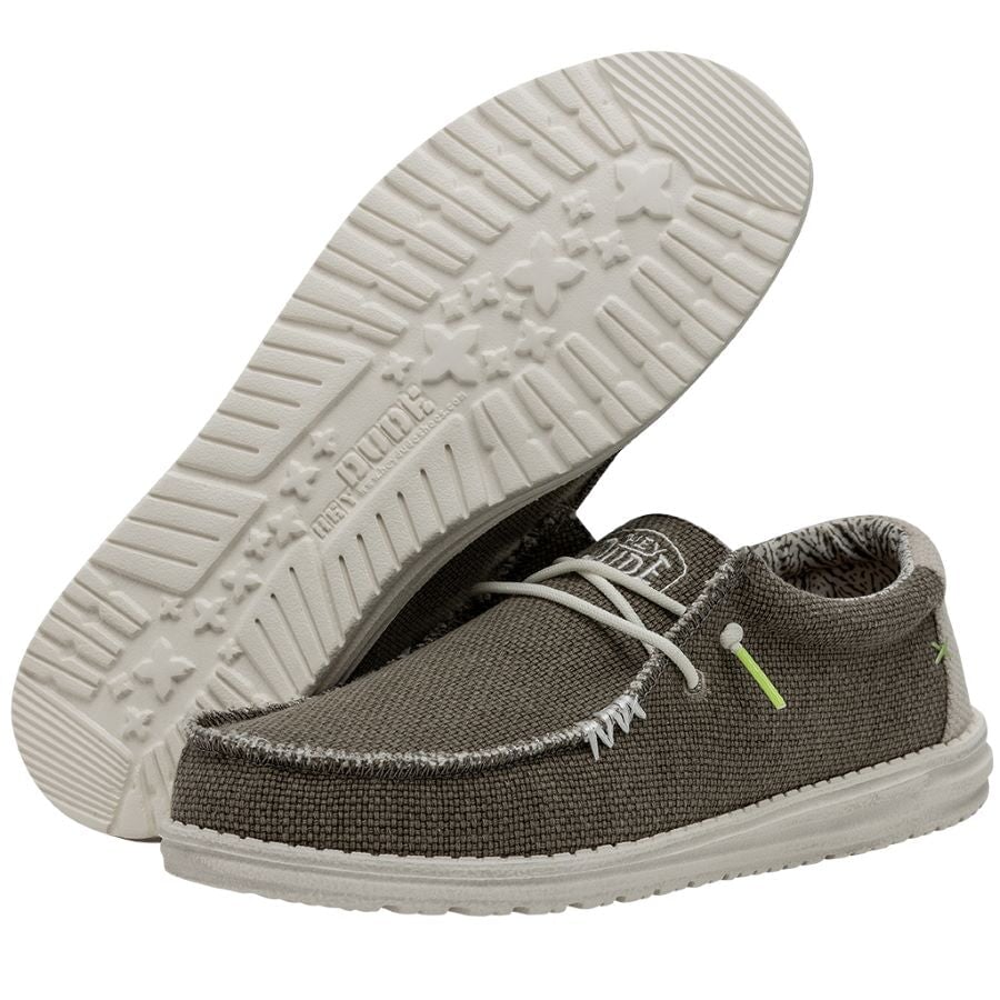 Wally Braided Fossil Men s Casual Shoes HEYDUDE shoes