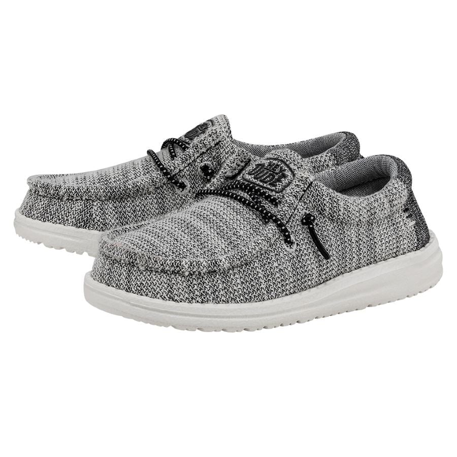 Kids Size Hey Dude Wally Youth Stretch Yin Yang EU 31 US