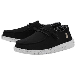 Black Hey Dude Sale Shoes Womens HEYDUDE Wendy Slip-On Casual Shoe