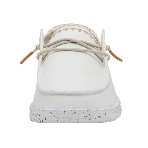 Wendy Chambray Woven - White Sand - 4