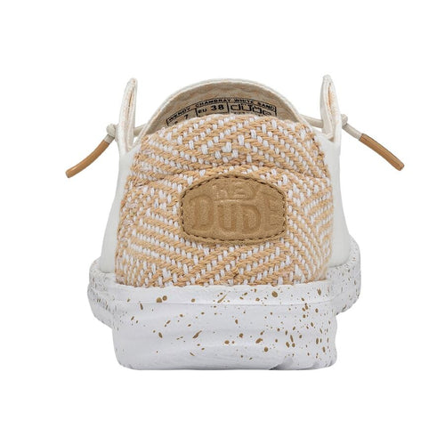 Wendy Chambray Woven - White Sand - 5