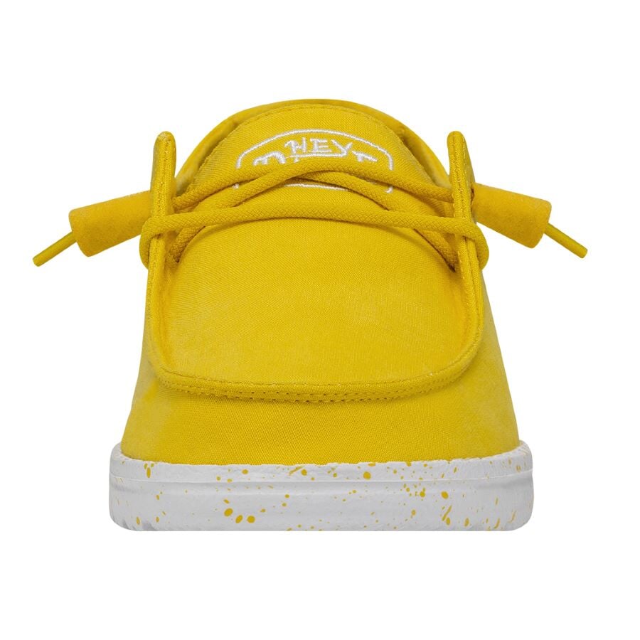 Wendy Slub Canvas Empire Yellow - Women's Casual Shoes | HEYDUDE Shoes