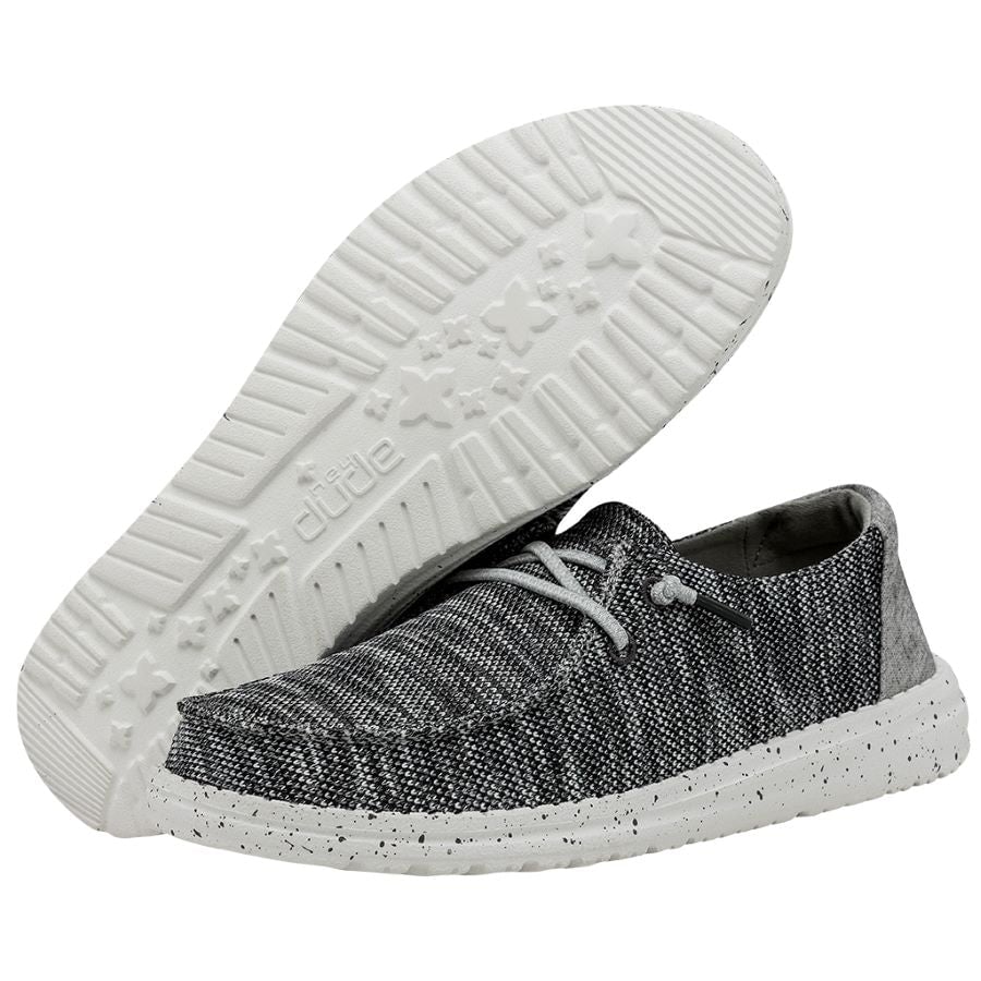 Wendy Sox - Dark Grey & HEYDUDE shoes
