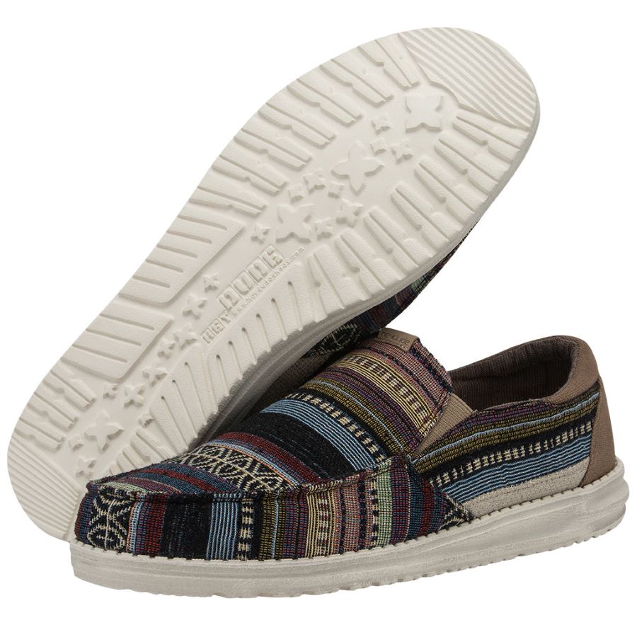 Thad Chambray Serape Stripe - Men's Slip-on | HEYDUDE Shoes